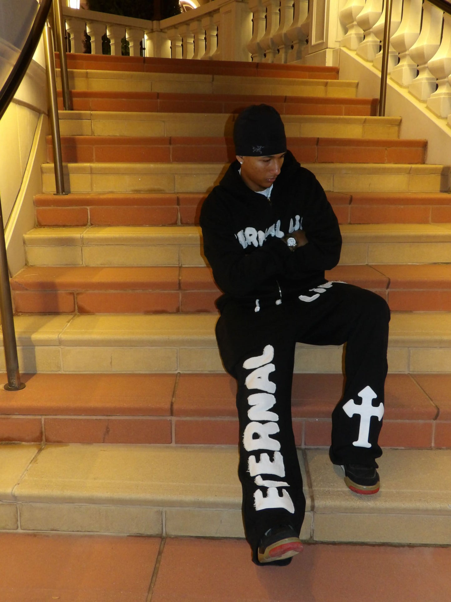 Eternal Life Flared Sweat Pants