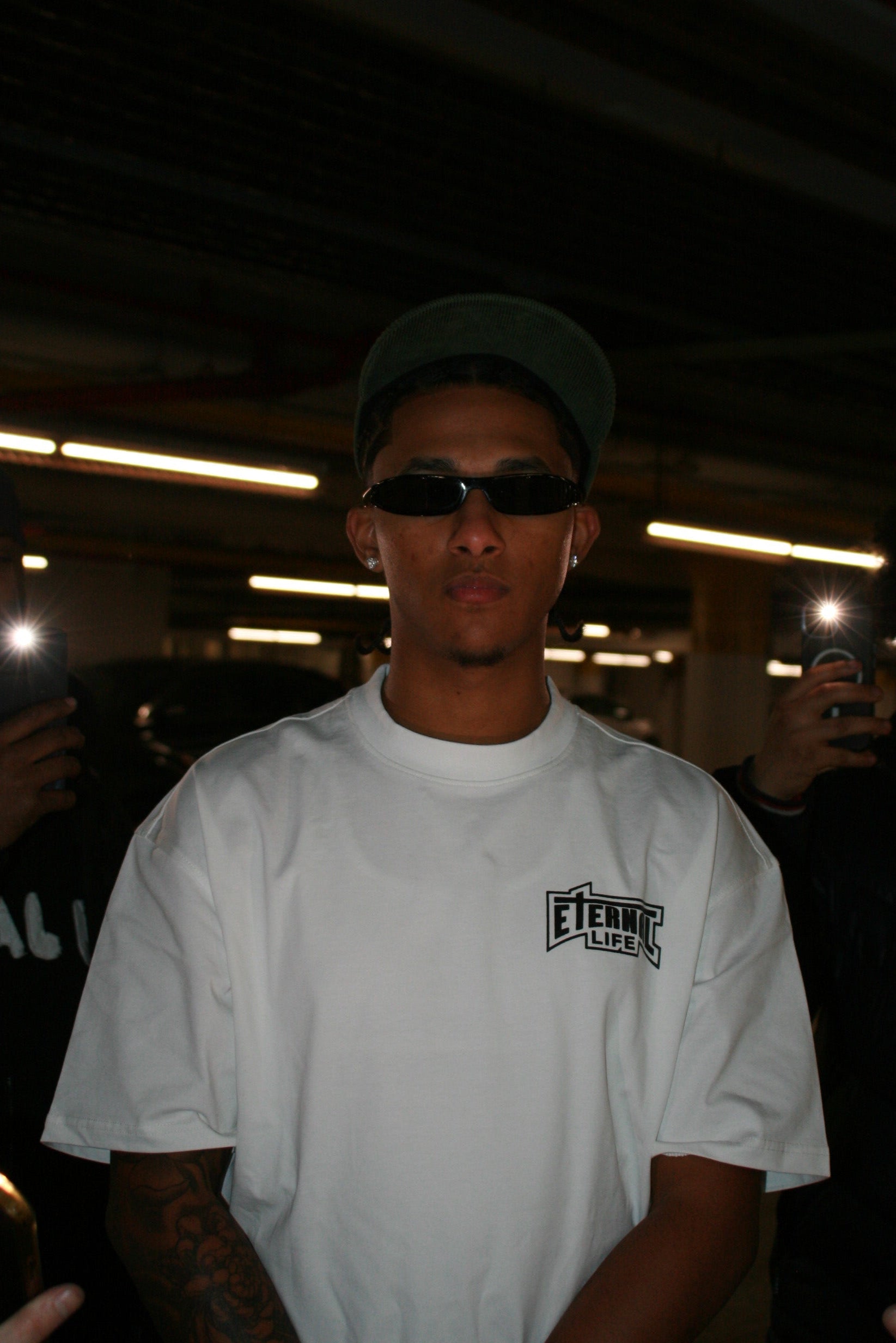 (White) Eternal Life Cropped t-shirt