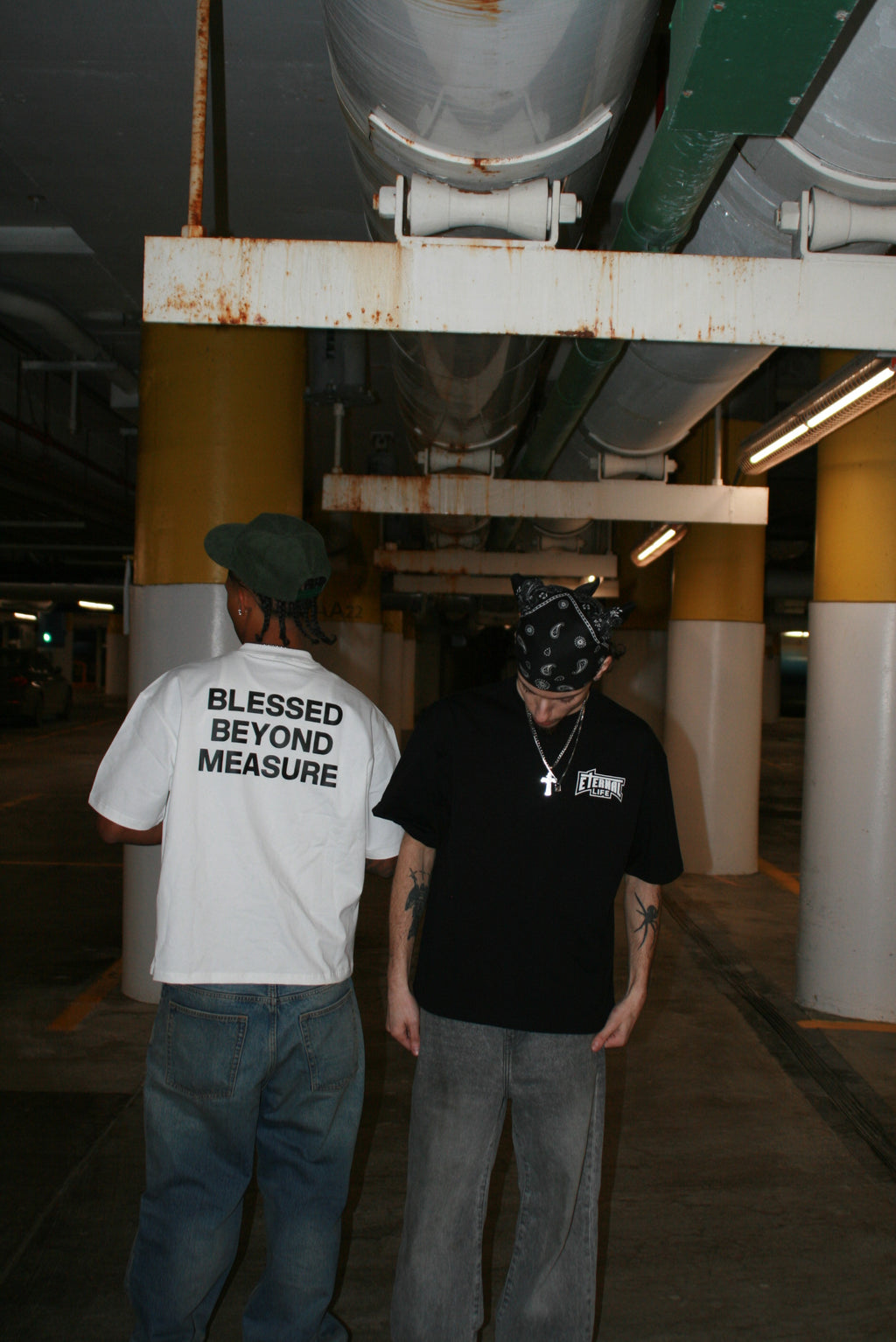 (Black) Eternal Life Cropped T-shirt