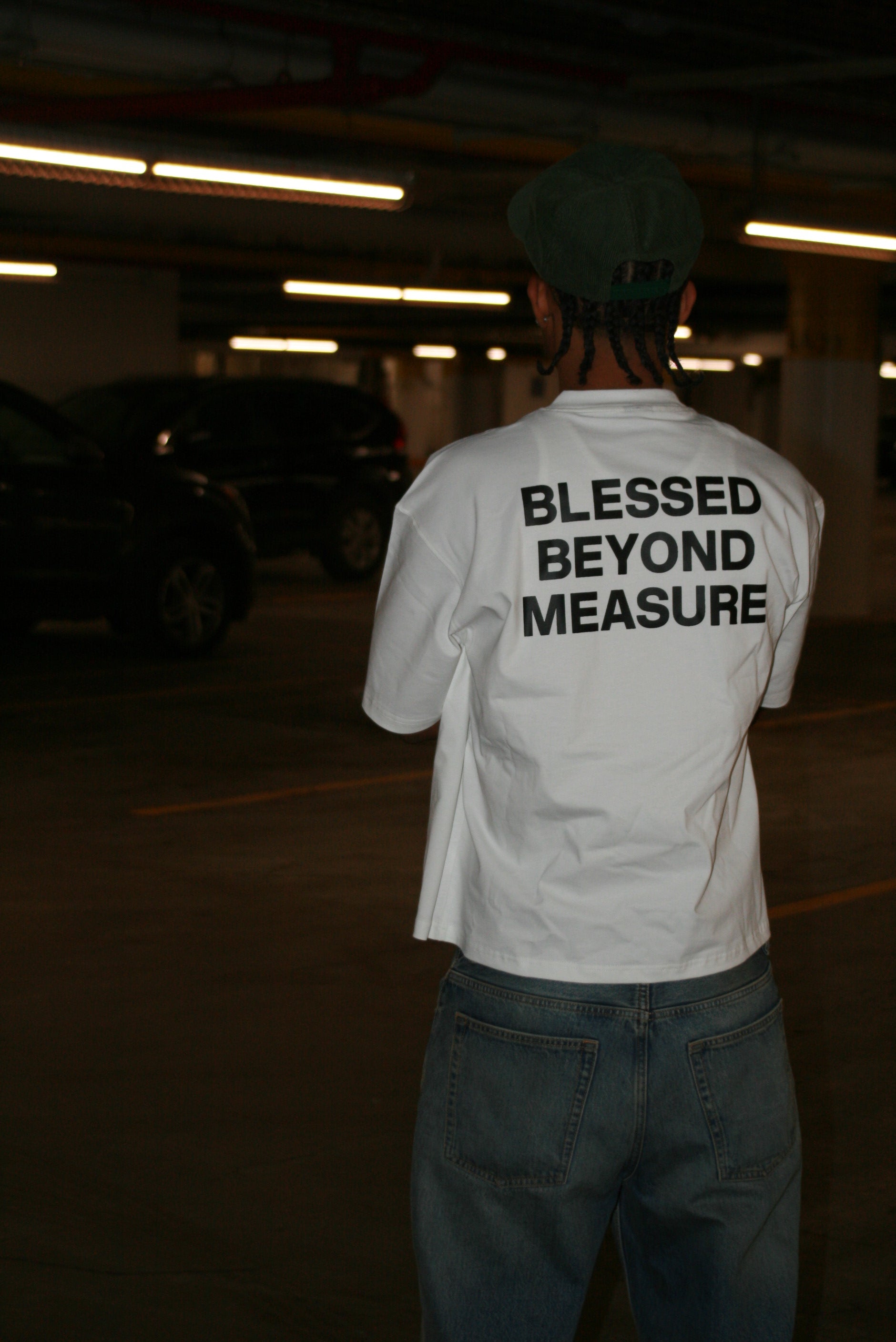 (White) Eternal Life Cropped t-shirt