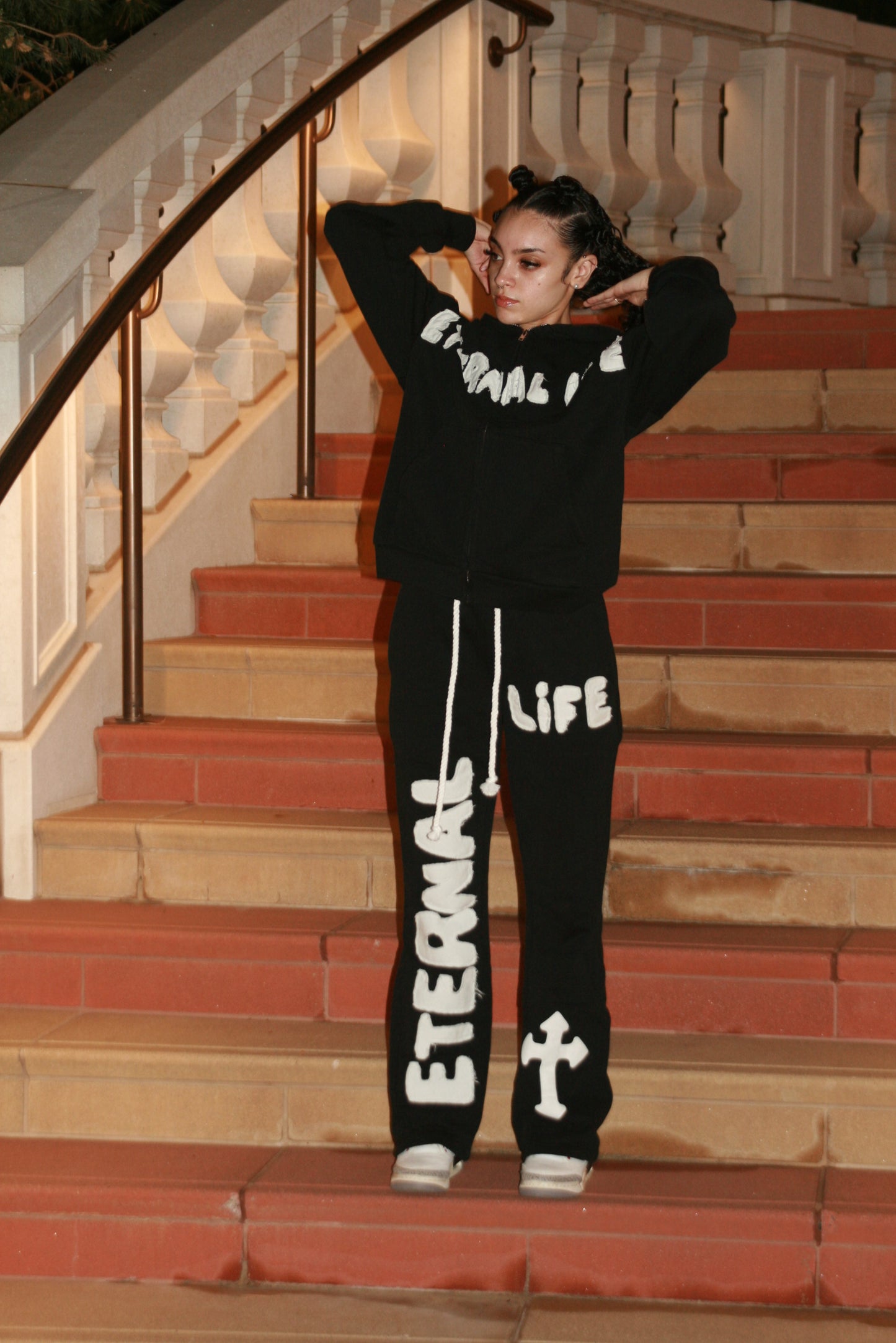 Eternal Life Flared Sweat Pants